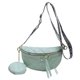 thumbnail image 2 of Bolsa De Pecho Rhombus acolchado para mujer, Bolsa de pecho, bandolera informal con monedero pequeño (verde) Hugtrwg Para Estrenar, 2 of 9