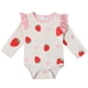 thumbnail image 2 of Peleles para niña, mono de manga larga con estampado de fresas para bebé, ropa para gatear, mono para niños, 2 of 8