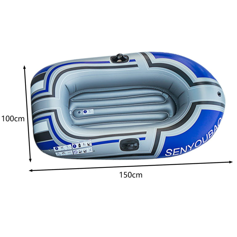 Cheers.US Inflatable Boat, Swimming Pool Lake Float Raft for