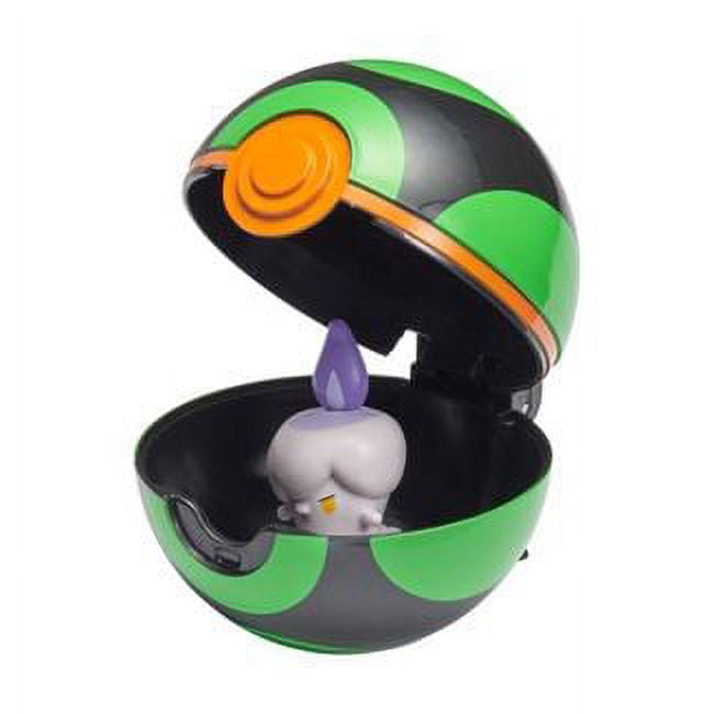 Pokemon Clip ‘N’ Go Litwick and Dusk Ball - Includes 2 inch Battle Figure and Dusk Ball Accessory
