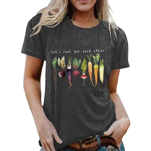 VJATTWR T-Shirt Surdimensionné Femme Décontracté T-Shirts pour Femmes Manches Courtes Col Rond Imprimé Graphique Tenue Décontractée pour le Confort et le Style au Quotidien TTTG