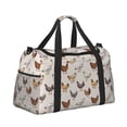 thumbnail image 2 of Disketp Various Chicken Bolsa de Viaje Tipo Duffle, Bolso de Mano para Fin de Semana para Mujer, Bolsa de Gimnasio Ligera para Hombre, Esencial para Viajes, 2 of 7