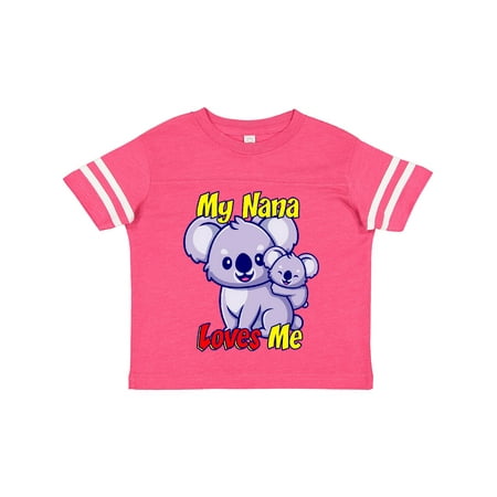 

Inktastic My Nana Loves Me Koala Gift Toddler Boy or Toddler Girl T-Shirt