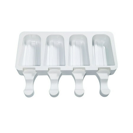 

ibaste Silicone Ice Cream Bar Mold Reusable Non Stick Popsicle Maker