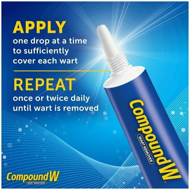 8 Pack Compound W Wart Remover Maximum Strength Salicylic Acid Fast Acting Gel 0.25 oz