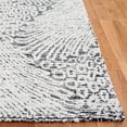 thumbnail image 3 of SAFAVIEH Ebony Abbott Floral Area Rug, Black/Ivory, 6' x 6' Square, 3 of 8
