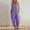 Purple, variant on Wovilon Women's Loose Fit Cotton Linen Overalls Jumpsuit with Front Pockets, Sleeveless Button Strap Casual Baggy Romper for Summer Vacation and Daily Wear