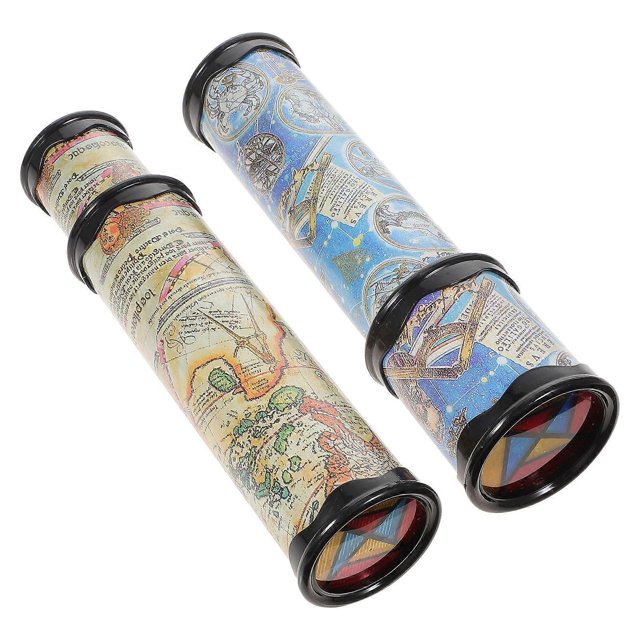 2pcs Kaleidoscope Toys Funny Children Educational Toys Rotating Kaleidoscopes Random Color/Style