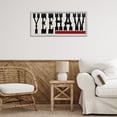 thumbnail image 3 of Stupell Industries Yeehaw Western Word Typography Painting Gray Framed Art Print Wall Art, 30 x 13, 3 of 10