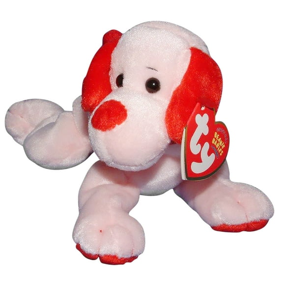 Ty Beanie Baby: Lovey Dovey the Dog | Stuffed Animal | MWMT