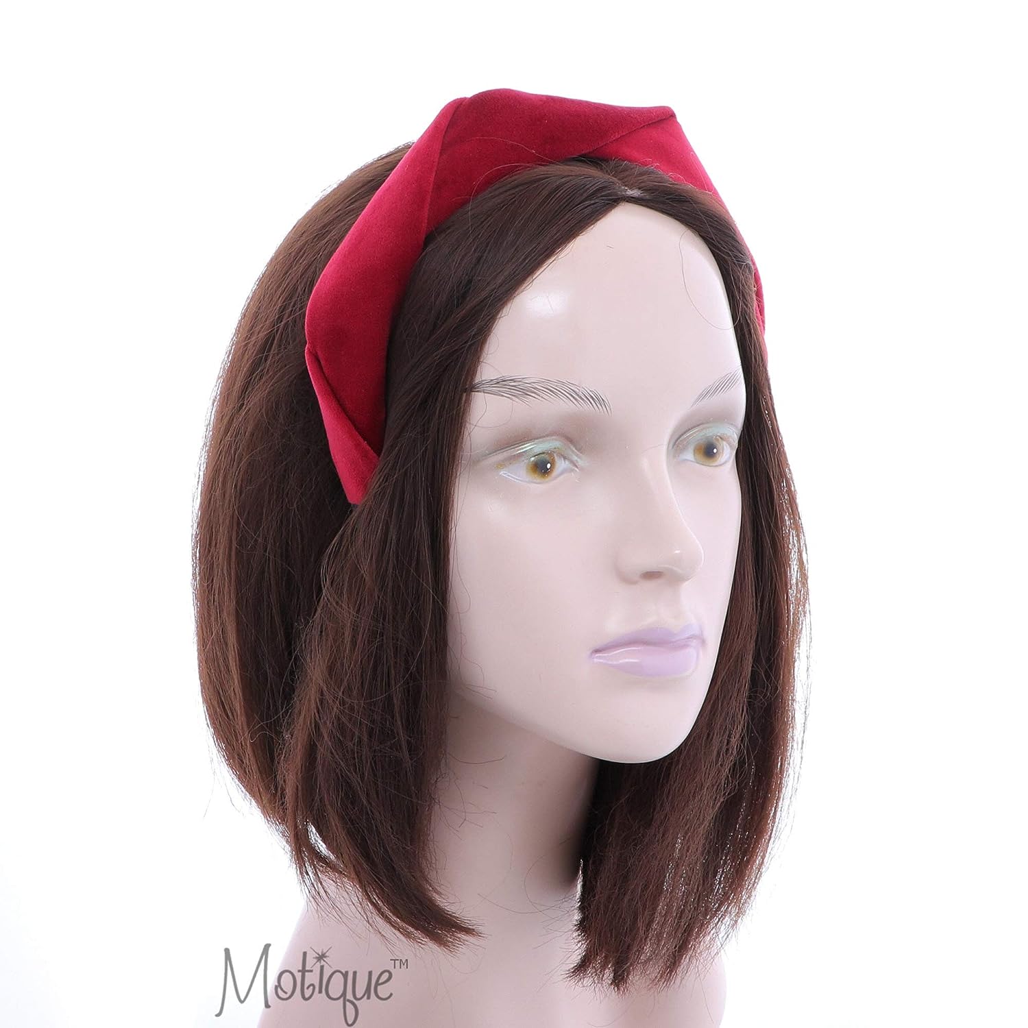 Motique Accessories Soft Solid Colored Velvet Twist Headband  display picture 1