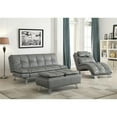 thumbnail image 7 of Dilleston Upholstered Tufted Convertible Sofa Bed Grey, 7 of 7