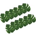 thumbnail image 1 of Billuyoard 12 Uds. De hojas artificiales impermeables y resistentes al desgaste, hojas de palma realistas reutilizables, hojas decorativas Artesanía L Billuyoard HA026162-03, 1 of 6