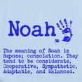 thumbnail image 2 of CafePress - The Meaning Of Noah Body Suit - Baby Light Bodysuit, Size Newborn - 24 Months, 2 of 4