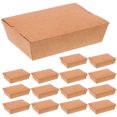 thumbnail image 1 of 20Pcs Pizza Boxes Square Flipped Paper Pizza Box Pizza Take Out Containers (2000ml), 1 of 8