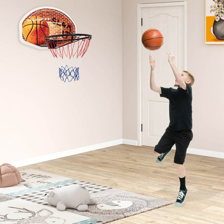 Canestro Da Basket Da Muro NEXT SPORTS - Tabellone 71cm, Cerchio 41cm, Rete In Nylon - Foto 12