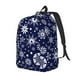thumbnail image 1 of Easygdp Snowflakes2 Mochila de Lona Resistente para Laptop, Compatible con Laptops de 15 a 17 pulgadas, Ideal para Escuela, Trabajo y Viajes-Medium, 1 of 5