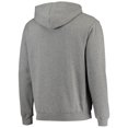 thumbnail image 4 of Men's Colosseum Heathered Gray Illinois Fighting Illini Arch & Logo 3.0 Full-Zip Hoodie, 4 of 4