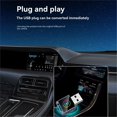 thumbnail image 2 of Adaptateur Auto Sans Fil 2en1 RGB Smart AI Box BT+WIFI USB Dongle Plug Play Convertit Filaire en Sans Fil, 2 of 7