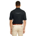 thumbnail image 2 of CORE365 88181R Men's Radiant Performance Piqué Polo with Reflective Piping-Black-2XL, 2 of 3