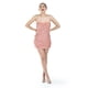 thumbnail image 1 of Vestido con textura de plumas Roman Fashion/Juvenil, 083 (Palo de rosa) rosa M, 1 of 6