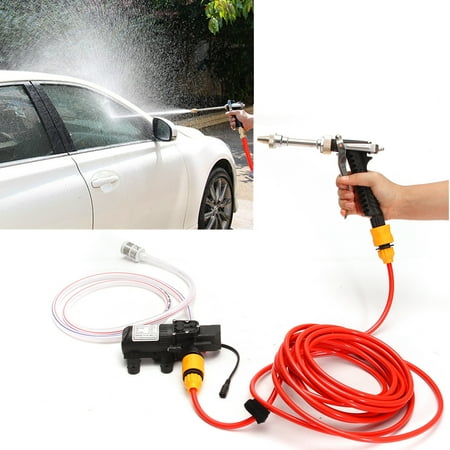 - Portable Car Wash Pump 12V 65W High Pressure Self-Priming Spray Washer Sprayer Kit Wash Water Pump Sprayer Kit