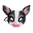 thumbnail image 1 of Máscara de animal de Halloween ZHAOCHENG cerdo aterrador accesorios de cabello decoración de terror, 1 of 4