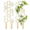 thumbnail image 1 of Enrejado de Madera para Plantas Trepadoras Pothos, Interior con Forma Panal 16 Pulgadas, Resistente A los Rayos UV, Jardín, 1 of 5