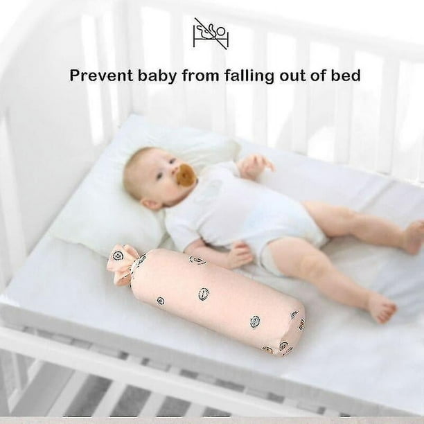 Almohada comoda de algodon para bebe cojin de apoyo para el respaldo para dormir de lado para recien nacido almohada de proteccion para dormir con