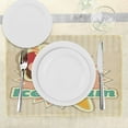 thumbnail image 3 of Ambesonne Ice Cream Place Mats Set of 4, Vintage Funky, Standard Size, Multicolor, 3 of 6