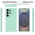 thumbnail image 2 of Cell Phone Basic Cases for Galaxy S25 Ultra 5G, Liquid Silicone Gel Rubber Shockproof Case Ultra Thin Slim Matte Surface Cover for Samsung S25 Ultra 6.8 inch (Green), 2 of 6