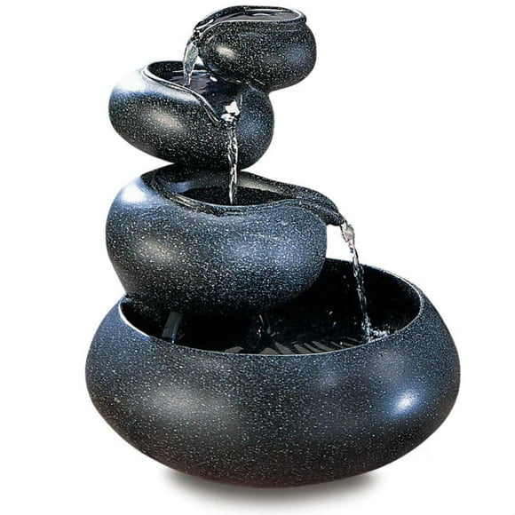 Fuente de agua de mesa Accent Plus para regalos y decoración, 4 niveles
