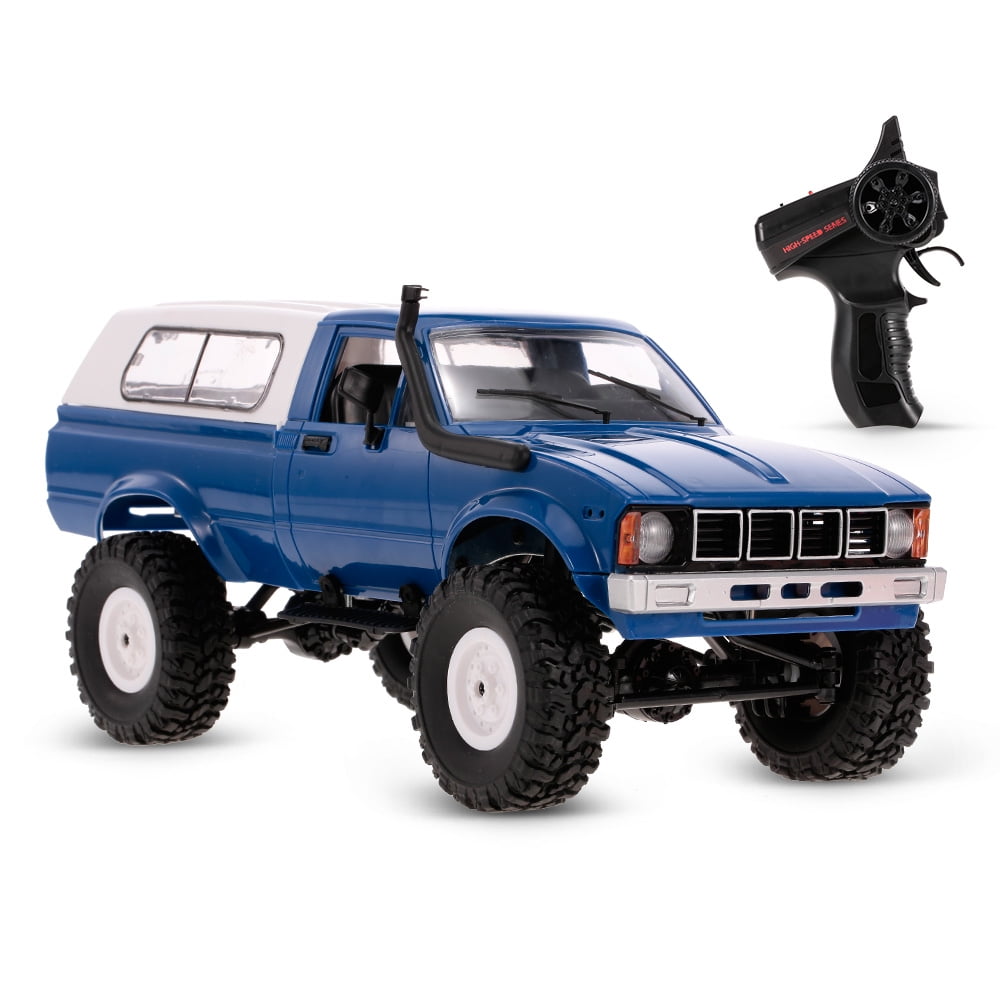 WPL C24 1/16 RC Car Crawler With Headlight 4WD Pick-Up Truck Gift For Kids C6I7 