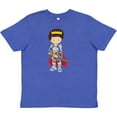 thumbnail image 3 of Inktastic Boy Prince, Knight In Shining Armor, Brown Hair Youth T-Shirt, 3 of 5