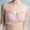 Pink, variant on Sports Bras Women Push Up Bra Ice Silk Non-Marking Sports Bra Gathered Without Steel Ring Bra Ladies Underwear for Outgoing Holiday Size