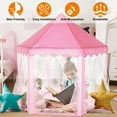 thumbnail image 2 of Kids Girls Princess Castle Play Tent for Girls Large Kids Play Tents Hexagon Playhouse Toys for Children Indoor Games (Pink), 2 of 11