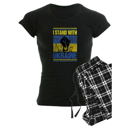 

CafePress - Support Ukraine I Stand With Ukraine P Pajamas - Women s Dark Pajamas