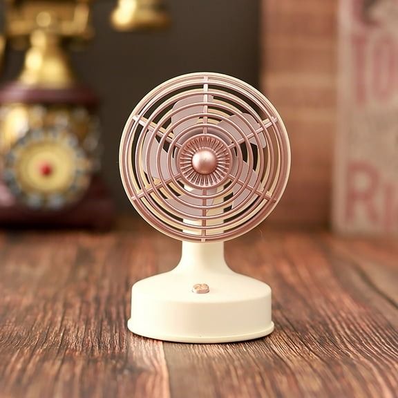 sruoe Fan Mini Desktop Fan, Tabletop Fans Low Noise, Portable Fan, Table Fans For Bedroom, Small Table Fan, Oscillating Office Home Quiet Mini Electric Fan