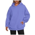 thumbnail image 2 of Mode Quotidienne des Femmes Sweat-Shirts Décontractés à Col Rond à Manches Longues Sweat-Shirts de Couleur Unie Café L, 2 of 5