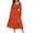Orange, variant on MIUOWANP Winter Dresses for Women 2024 Wedding Guest Fashion Women's Spring Summer Temperament Solid Long Sleeve Neck Dress