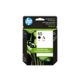 thumbnail image 3 of HP 65 2-pack Black/Tri-color Original Ink Cartridges, ~120 pages, T0A36AN#140, 3 of 7