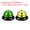 Green+Gold, variant on Uxcell 2 Pack Call Bell, 85mm/3.35" Desk Bell Service Dinner Bell(Rose Red+Red)