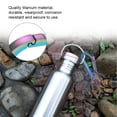 thumbnail image 4 of Climbing Key Ring,  Alloy Outdoor Keychain, Multifunctional  Wear Resistant For Traveling Home Hiking Climbing Fishing, 4 of 8