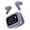Purple, variant on RCA WAVE-45 TWS Bluetooth In-Ear Earbuds with Mics, On-Ear Controls, ANC, Charging Case with Touch Screen, up to 6 Hours Play Time , White