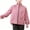 A-Pink, variant on successthop Lightweight Jackets for Women Long Sleeve Jacket Zip Up Coat Plus Size No Hood Outwear with Pockets Black XL