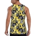 thumbnail image 3 of Fotbe Orchids Flowers Pattern Men's Quick Dry Workout Tank Top Gym Muscle Tee Fitness Bodybuilding Sleeveless T Shirt Breathable Workout Shirt-, 3 of 9