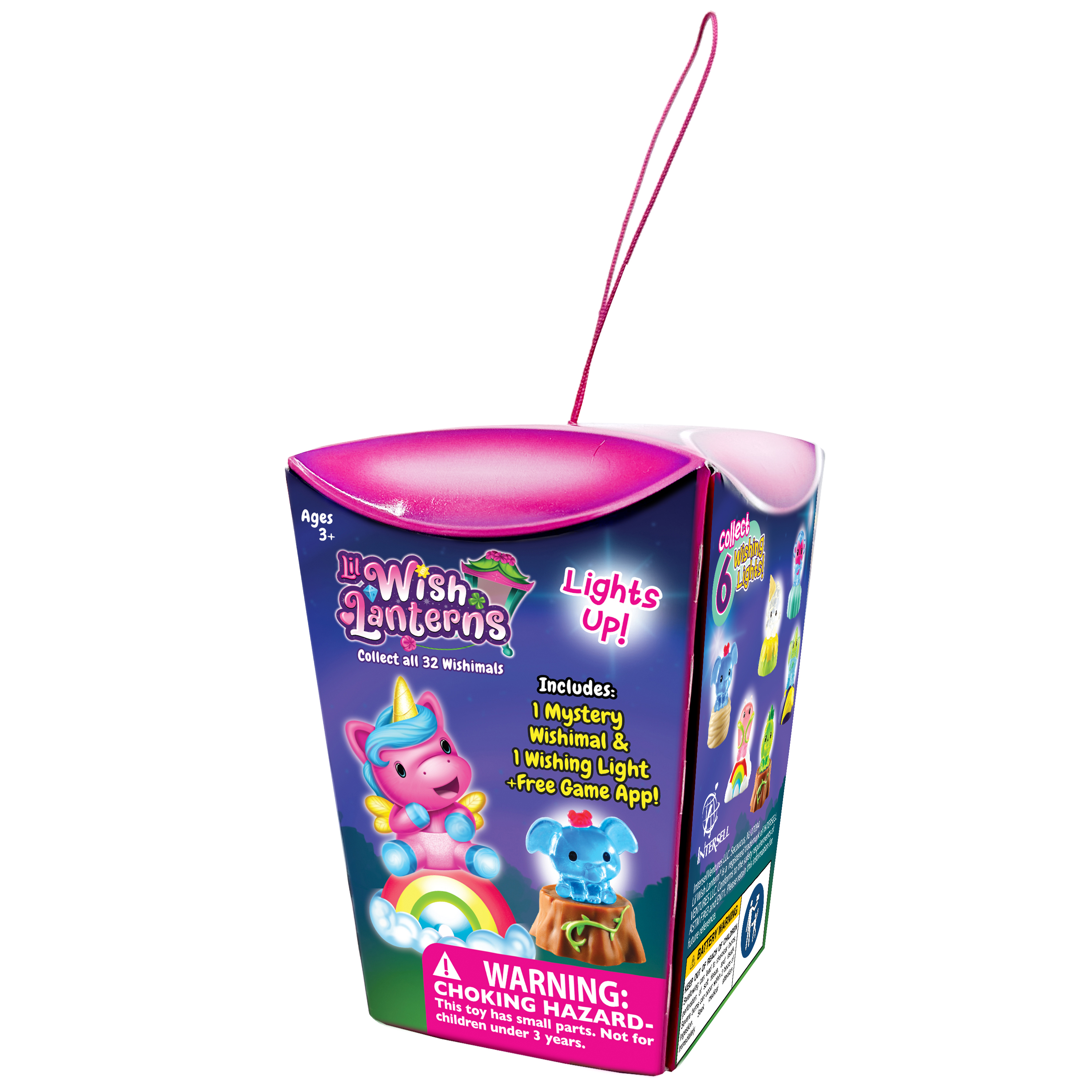Lil Wish Lantern Wishing Light Pack, Wishimal Figures, Child Novelty Toy, Product Width 2.75 inch