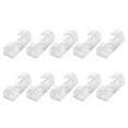 thumbnail image 3 of Pompotops Black/white/transparent 10pc self-adhesive desktop cable organizer fixing clamp, Home Savings!, 3 of 5