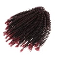 thumbnail image 4 of 1 paquete Spring Twist Hair Crochet Spring Hair Extensions Ombre Color para Brading Estilo 6 Zulema pelo de torsión de primavera, 4 of 8