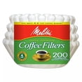 thumbnail image 2 of Melitta Junior Basket Coffee Filters 200-Count, White, 4-6 Cups (Pack of 3), 2 of 4